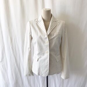 Faconnable pinstripe lined blazer size 2